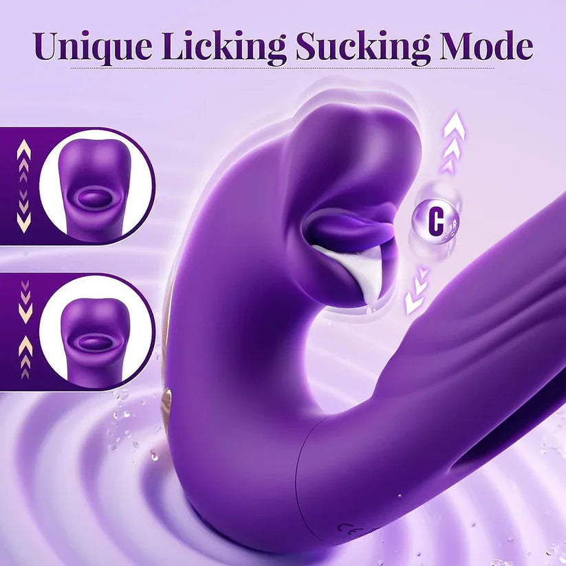 7 vibrations and 5 swing modes - G-spot vibrator