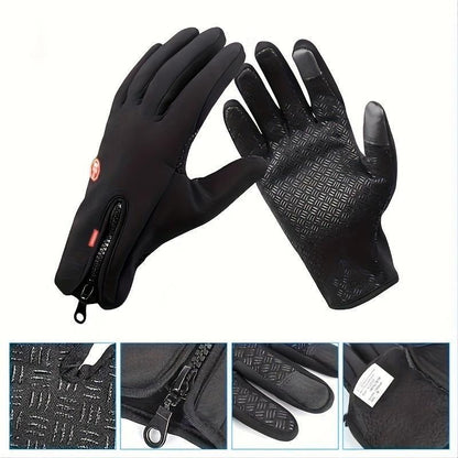 【Black Friday】🎁Windproof Touchscreen Winter Gloves – Thermal Warmth for Men & Women