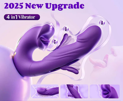 7 vibrations and 5 swing modes - G-spot vibrator