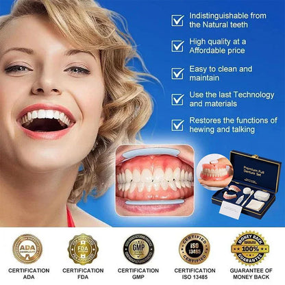 Ends Today: 70% OFF! ⏰Medical Full Denture with Strong Suctiond🦷Obtain American Dental Association (ADA) Certification