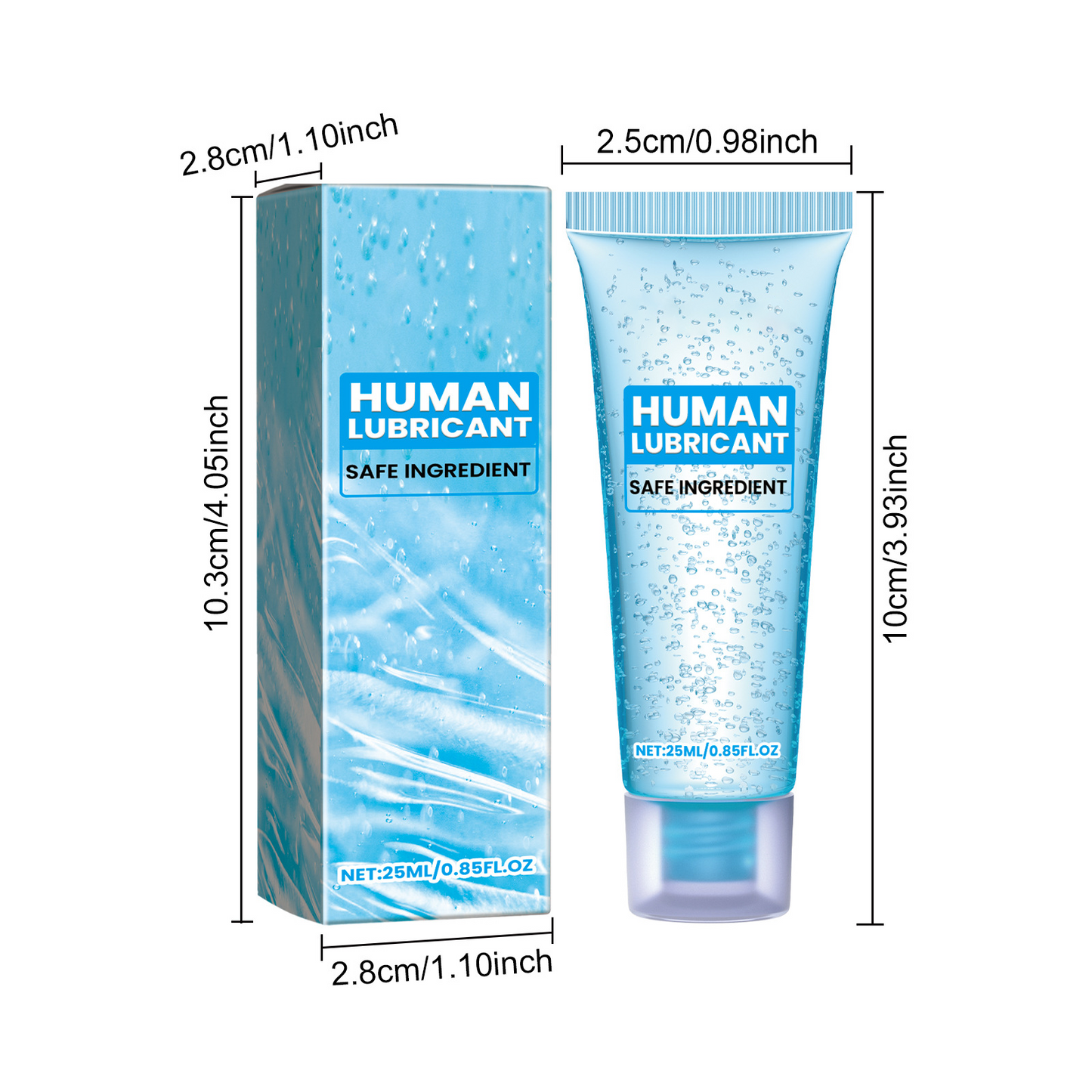Water Soluble Human Lubricating Gel - 25ml