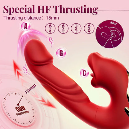 7 vibrations and 5 swing modes - G-spot vibrator