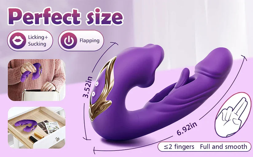 7 vibrations and 5 swing modes - G-spot vibrator