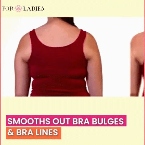 Ribbed push-up bra with adjustable straps for women