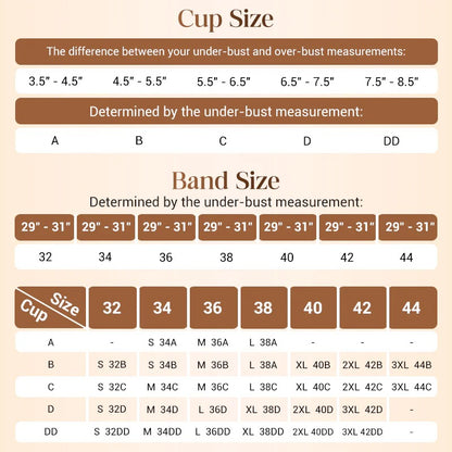 Deep V Seamless Push Up Bra - Wireless & Comfortable Bralette