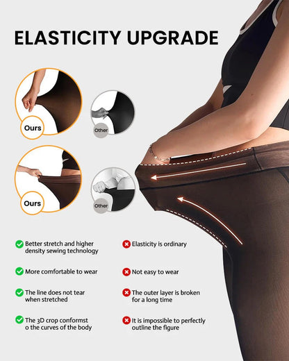 One-Seam Slimming Thermal Tights