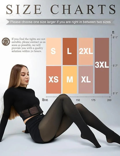 One-Seam Slimming Thermal Tights