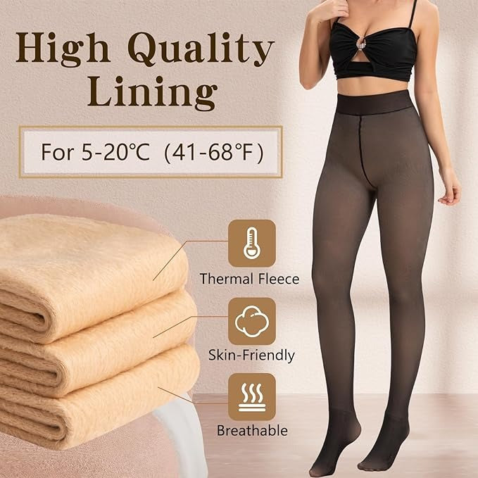 One-Seam Slimming Thermal Tights