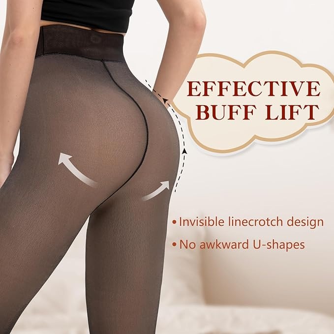 One-Seam Slimming Thermal Tights